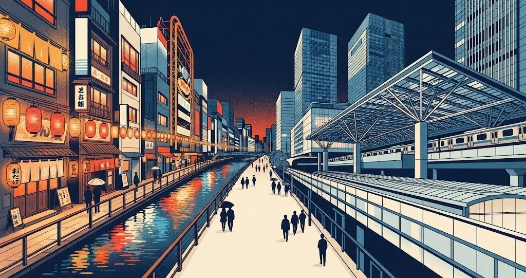 Namba vs. Umeda